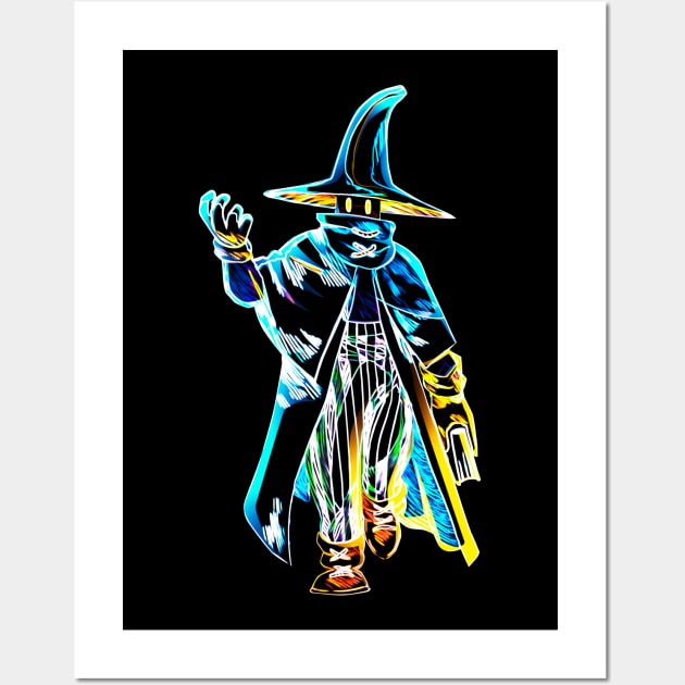 Soul of the black mage Wall Art by San Creative